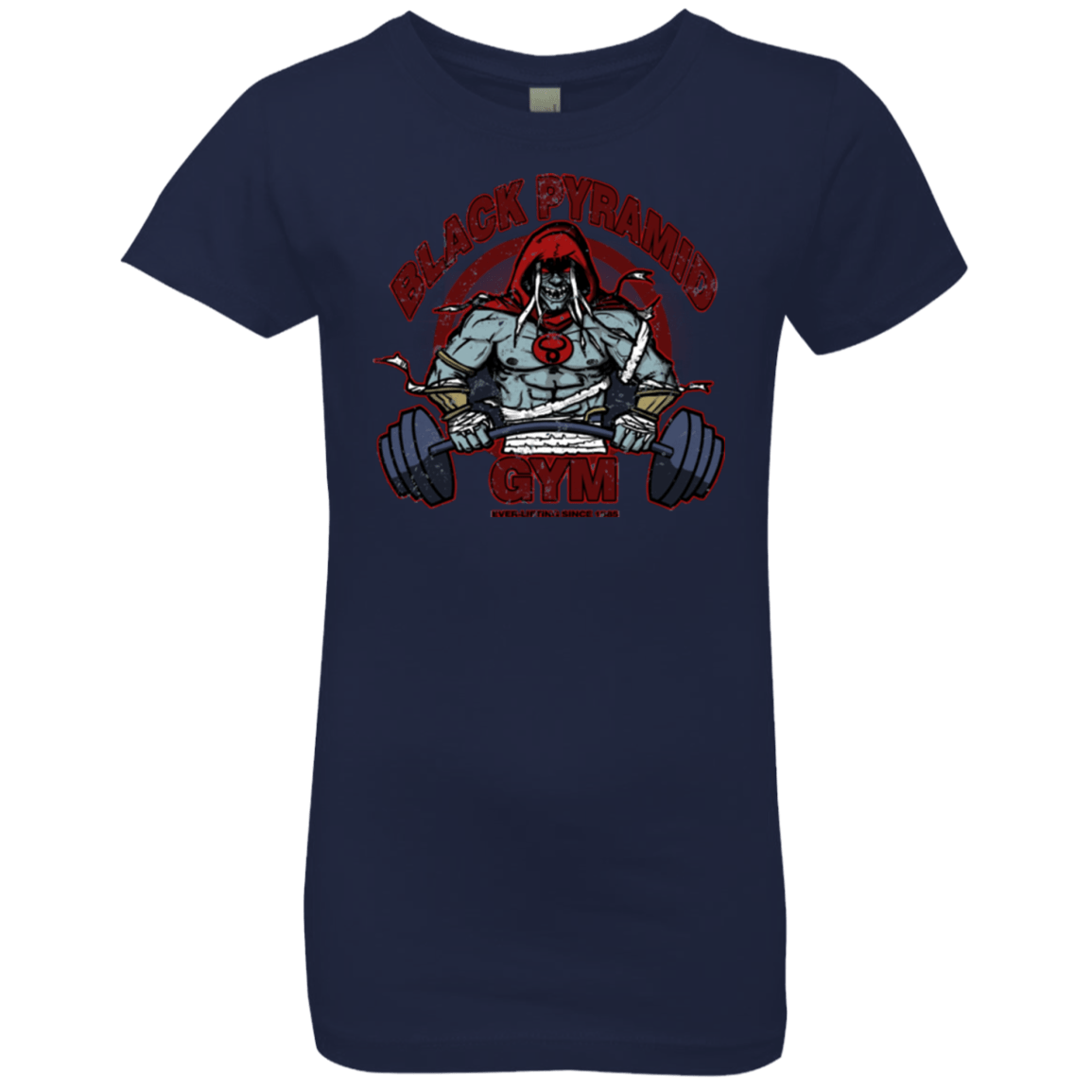 T-Shirts Midnight Navy / YXS Black Pyramid Gym Girls Premium T-Shirt