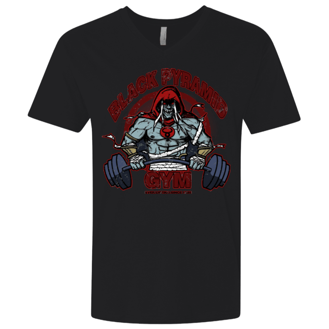 T-Shirts Black / X-Small Black Pyramid Gym Men's Premium V-Neck