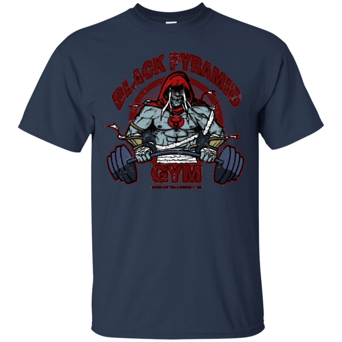 T-Shirts Navy / Small Black Pyramid Gym T-Shirt