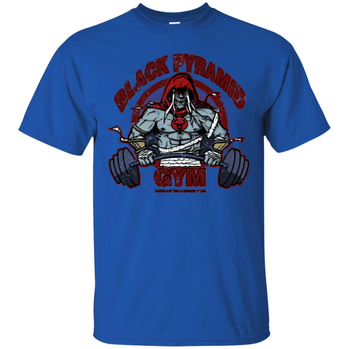 T-Shirts Royal / Small Black Pyramid Gym T-Shirt