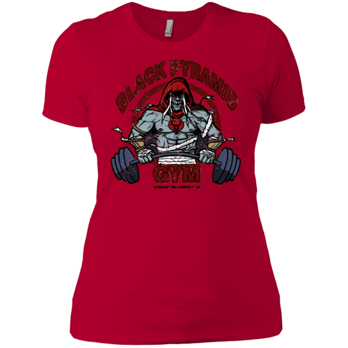T-Shirts Red / X-Small Black Pyramid Gym Women's Premium T-Shirt