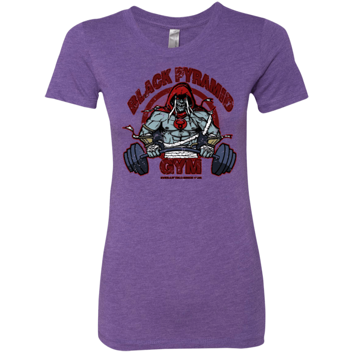 T-Shirts Purple Rush / Small Black Pyramid Gym Women's Triblend T-Shirt