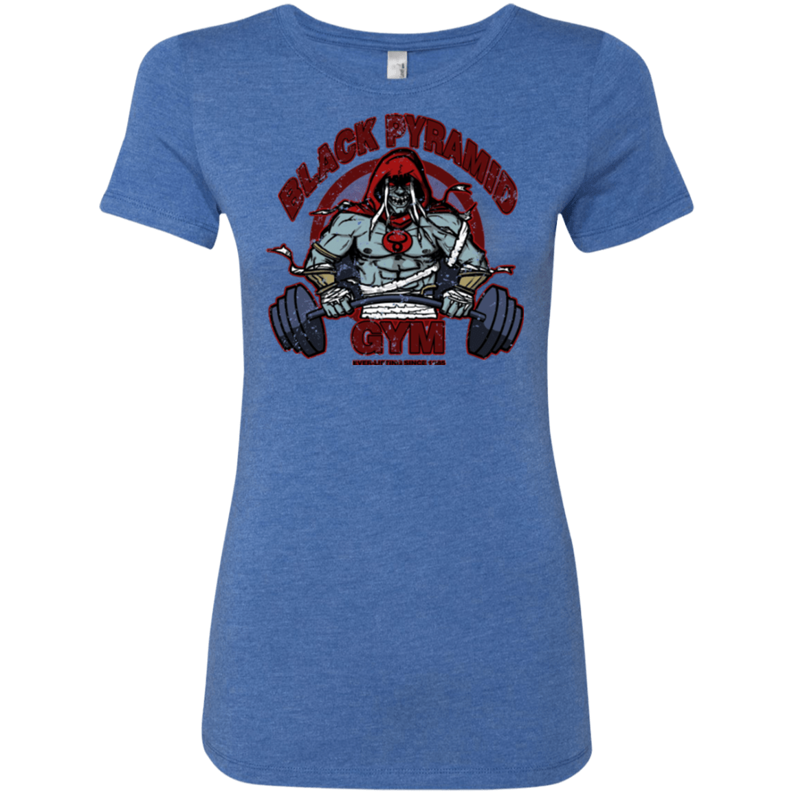 T-Shirts Vintage Royal / Small Black Pyramid Gym Women's Triblend T-Shirt