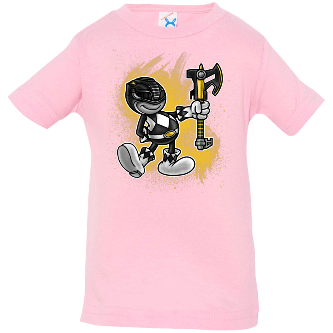 T-Shirts Pink / 6 Months Black Ranger Artwork Infant PremiumT-Shirt