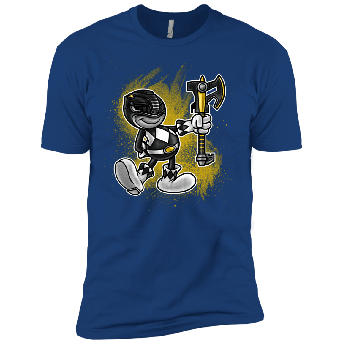 T-Shirts Royal / X-Small Black Ranger Artwork Men's Premium T-Shirt