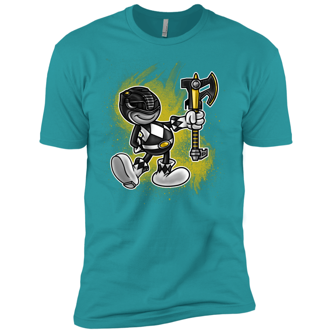 T-Shirts Tahiti Blue / X-Small Black Ranger Artwork Men's Premium T-Shirt