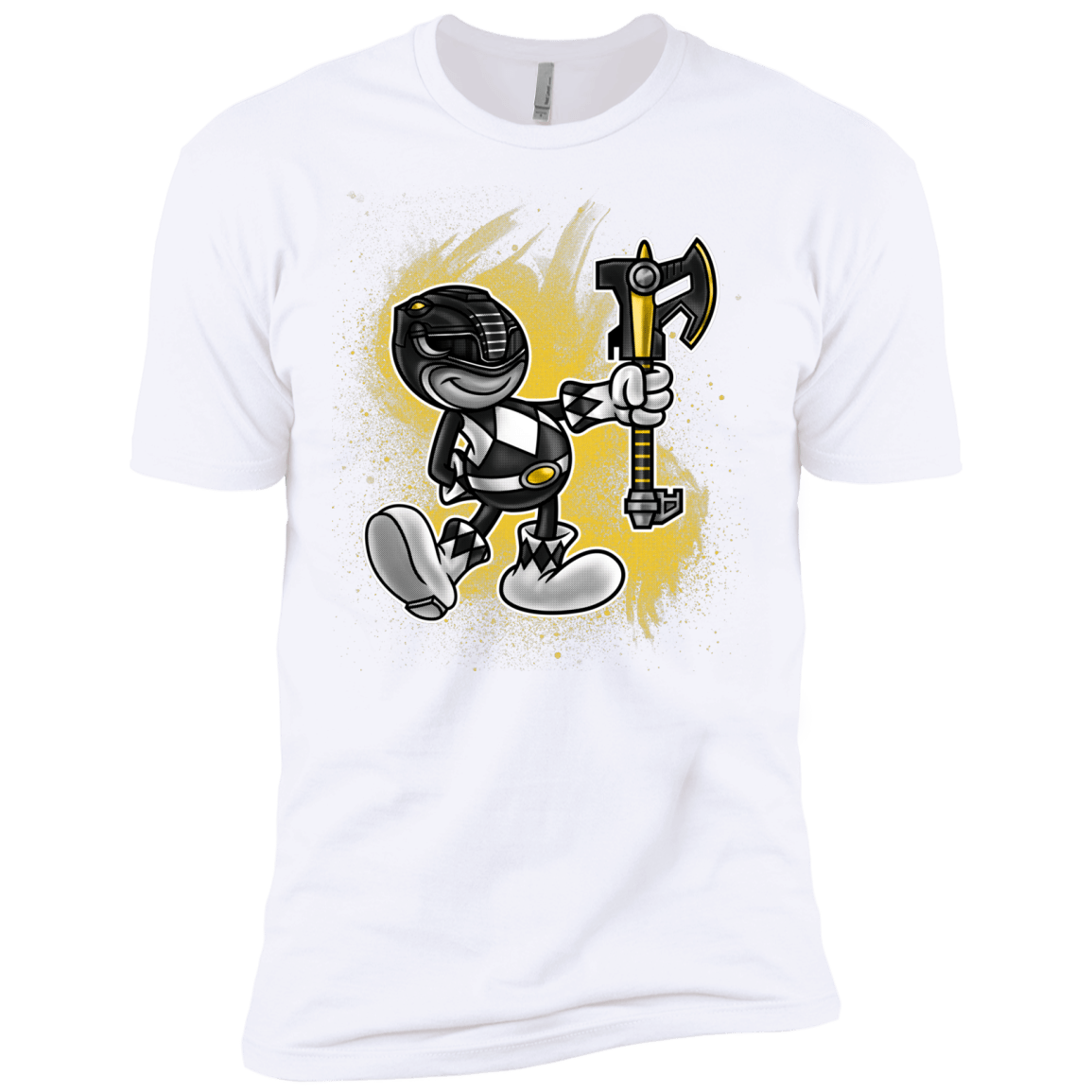 T-Shirts White / X-Small Black Ranger Artwork Men's Premium T-Shirt