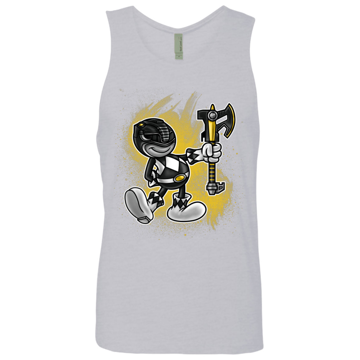 T-Shirts Heather Grey / Small Black Ranger Artwork Men's Premium Tank Top