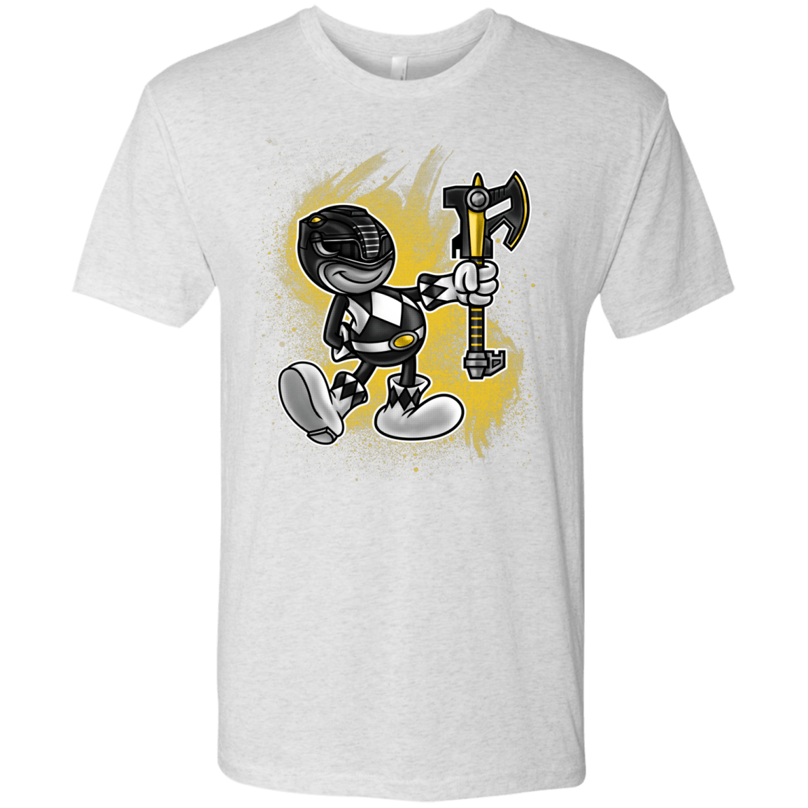 T-Shirts Heather White / Small Black Ranger Artwork Men's Triblend T-Shirt