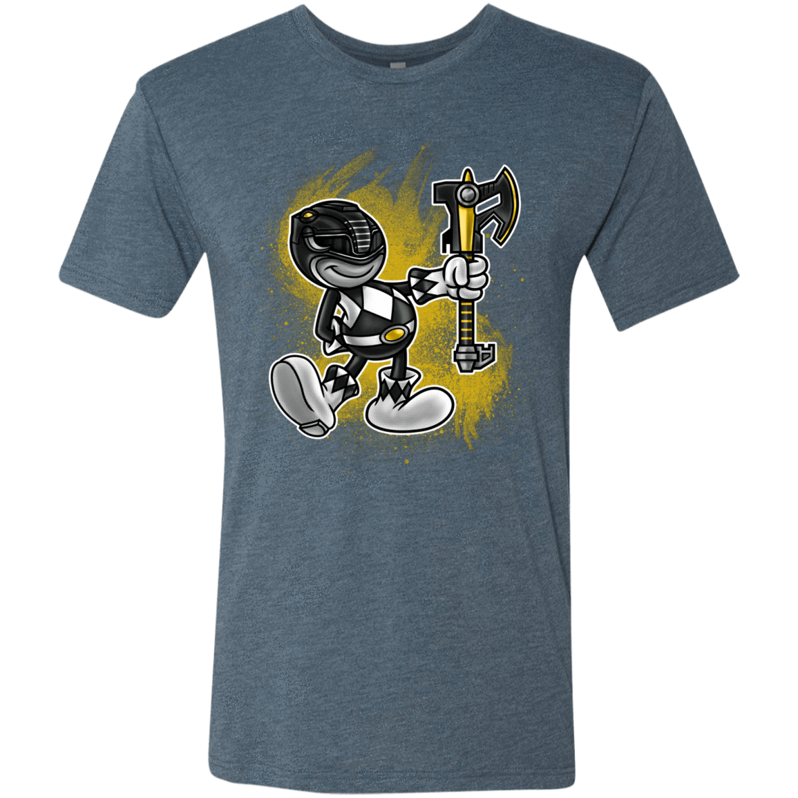 T-Shirts Indigo / Small Black Ranger Artwork Men's Triblend T-Shirt