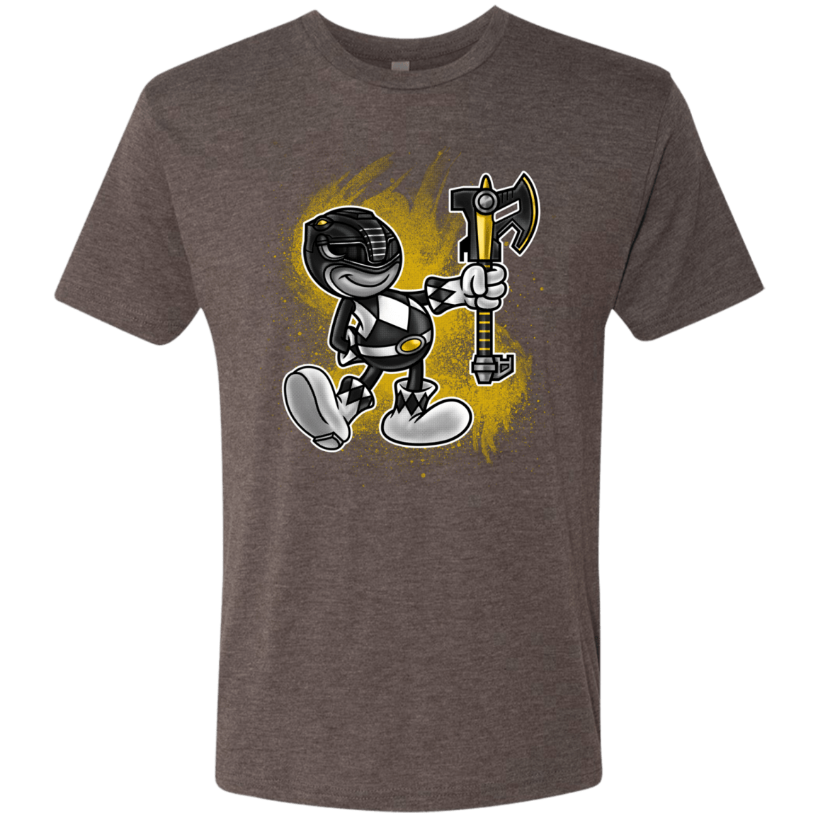 T-Shirts Macchiato / Small Black Ranger Artwork Men's Triblend T-Shirt