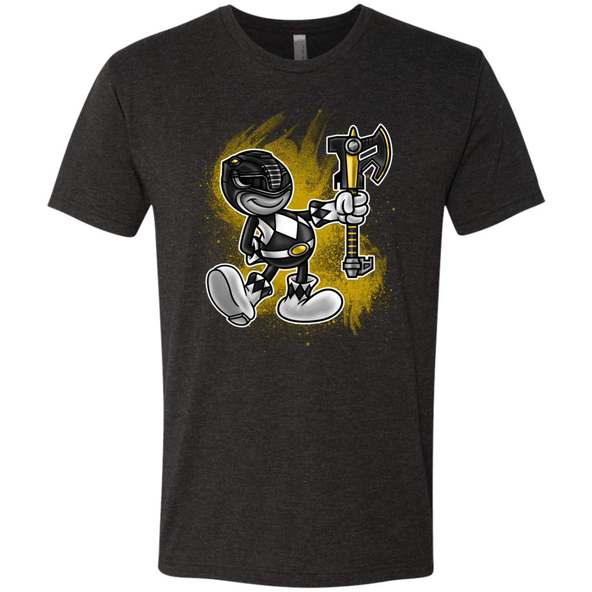 T-Shirts Vintage Black / Small Black Ranger Artwork Men's Triblend T-Shirt