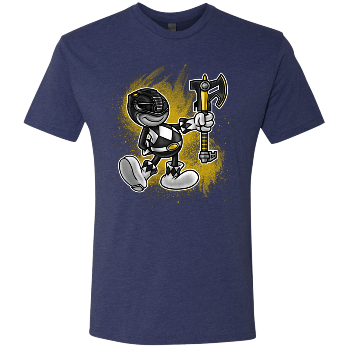 T-Shirts Vintage Navy / Small Black Ranger Artwork Men's Triblend T-Shirt