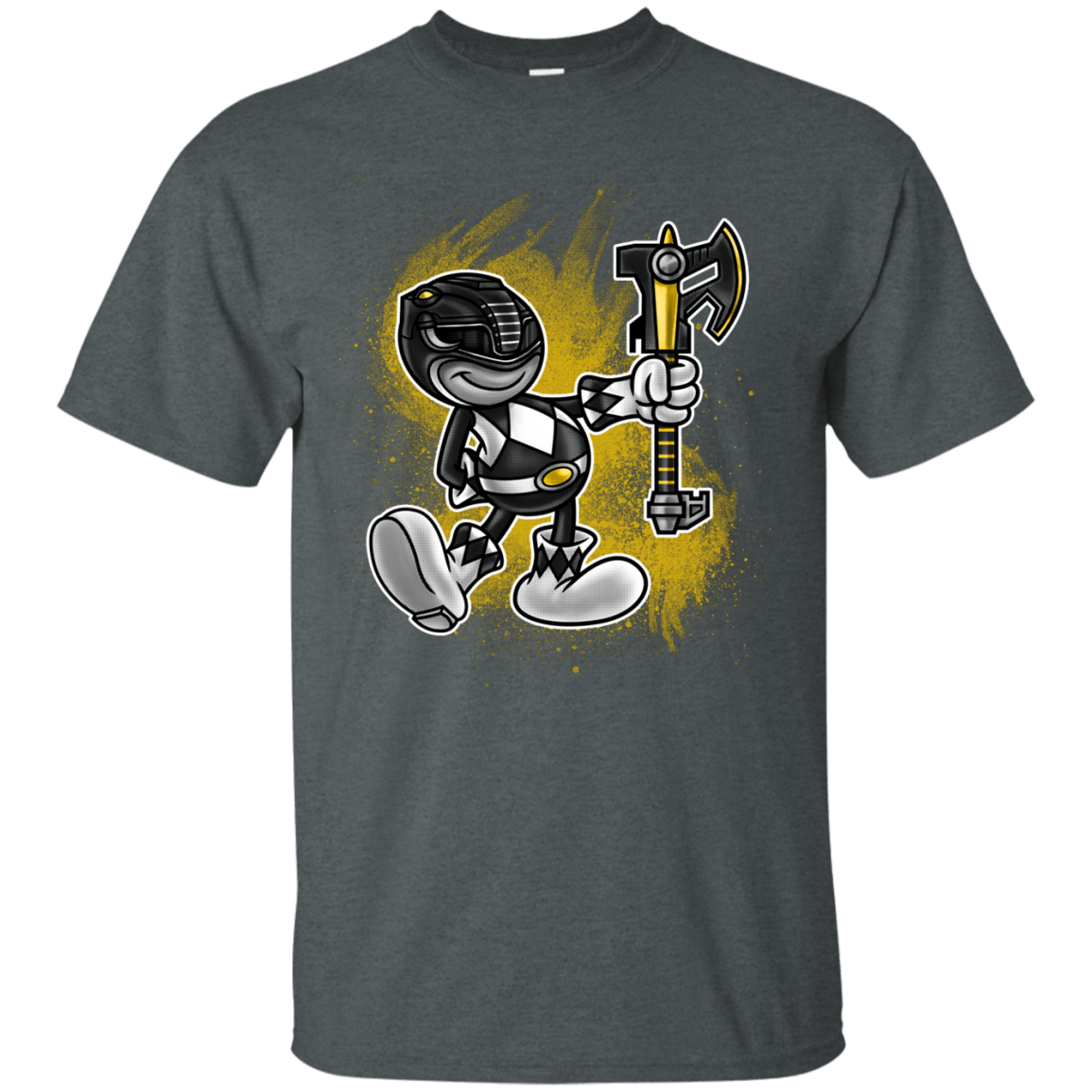 T-Shirts Dark Heather / Small Black Ranger Artwork T-Shirt