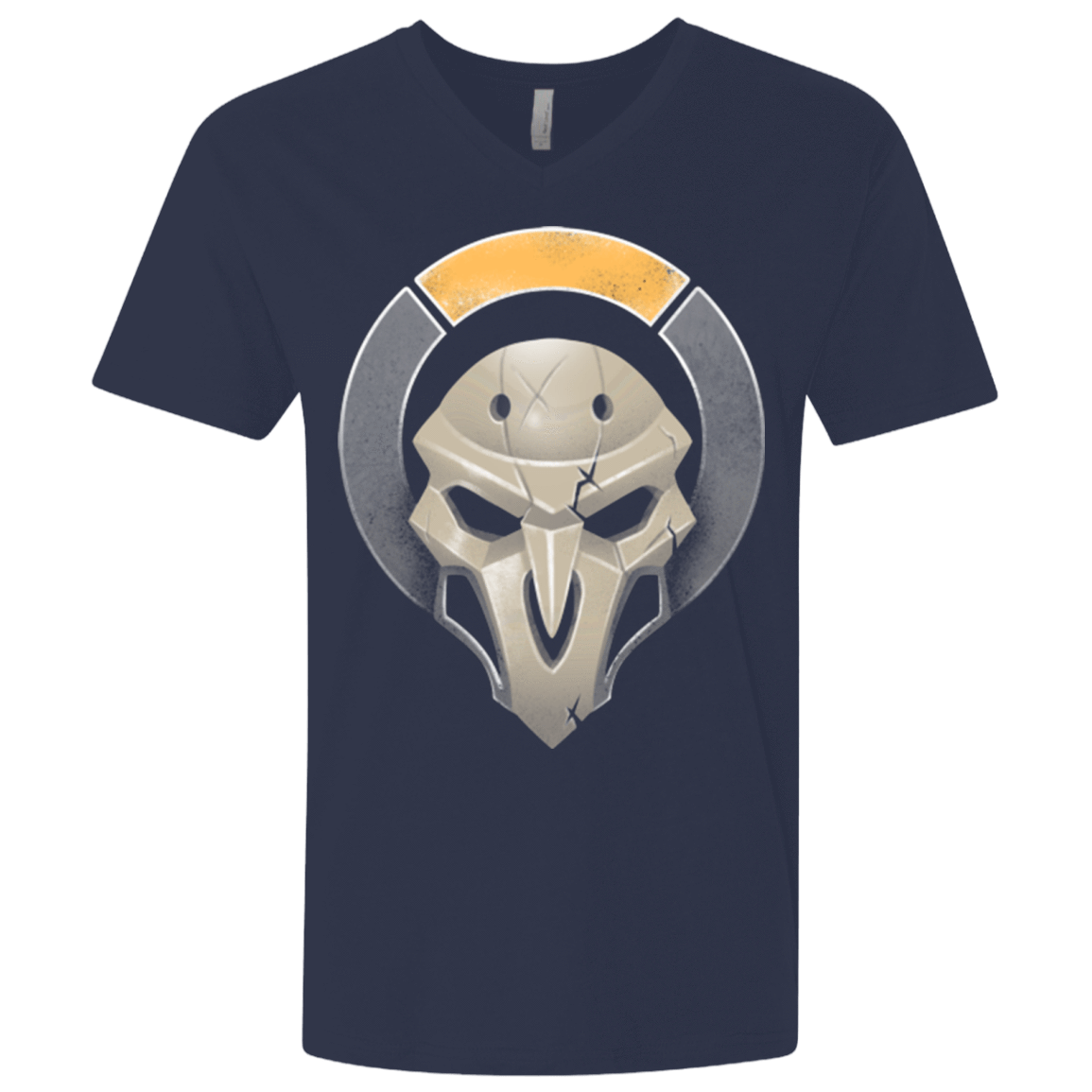 T-Shirts Midnight Navy / X-Small Black Robed Terrorist Men's Premium V-Neck