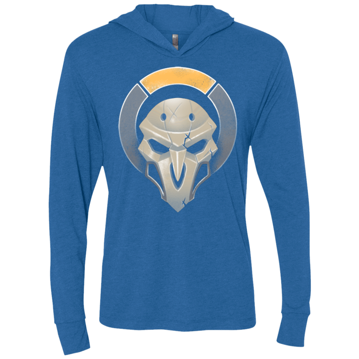 T-Shirts Vintage Royal / X-Small Black Robed Terrorist Triblend Long Sleeve Hoodie Tee