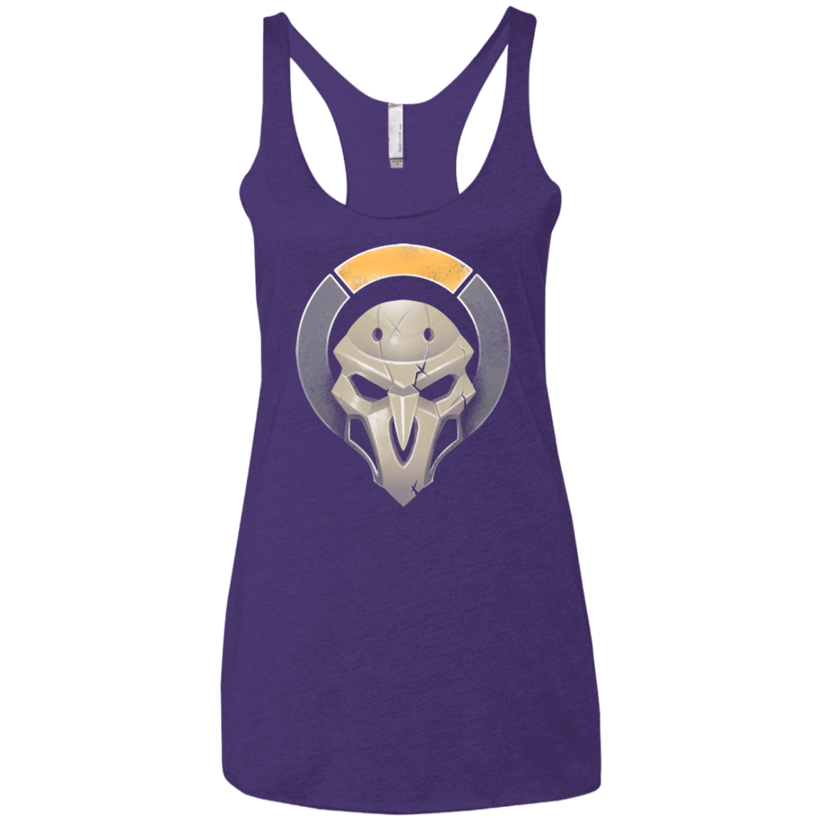 T-Shirts Purple Rush / X-Small Black Robed Terrorist Women's Triblend Racerback Tank