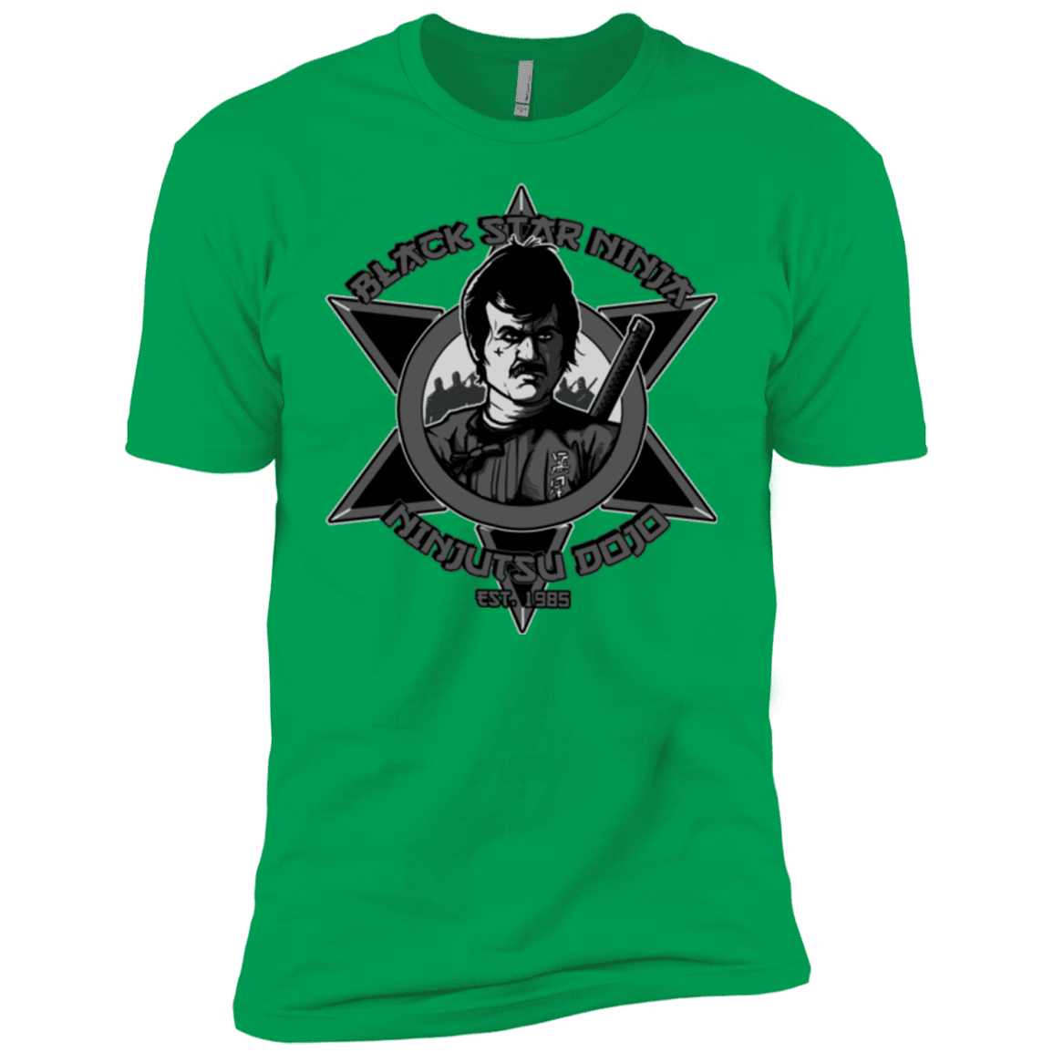 T-Shirts Kelly Green / YXS Black Star Dojo Boys Premium T-Shirt