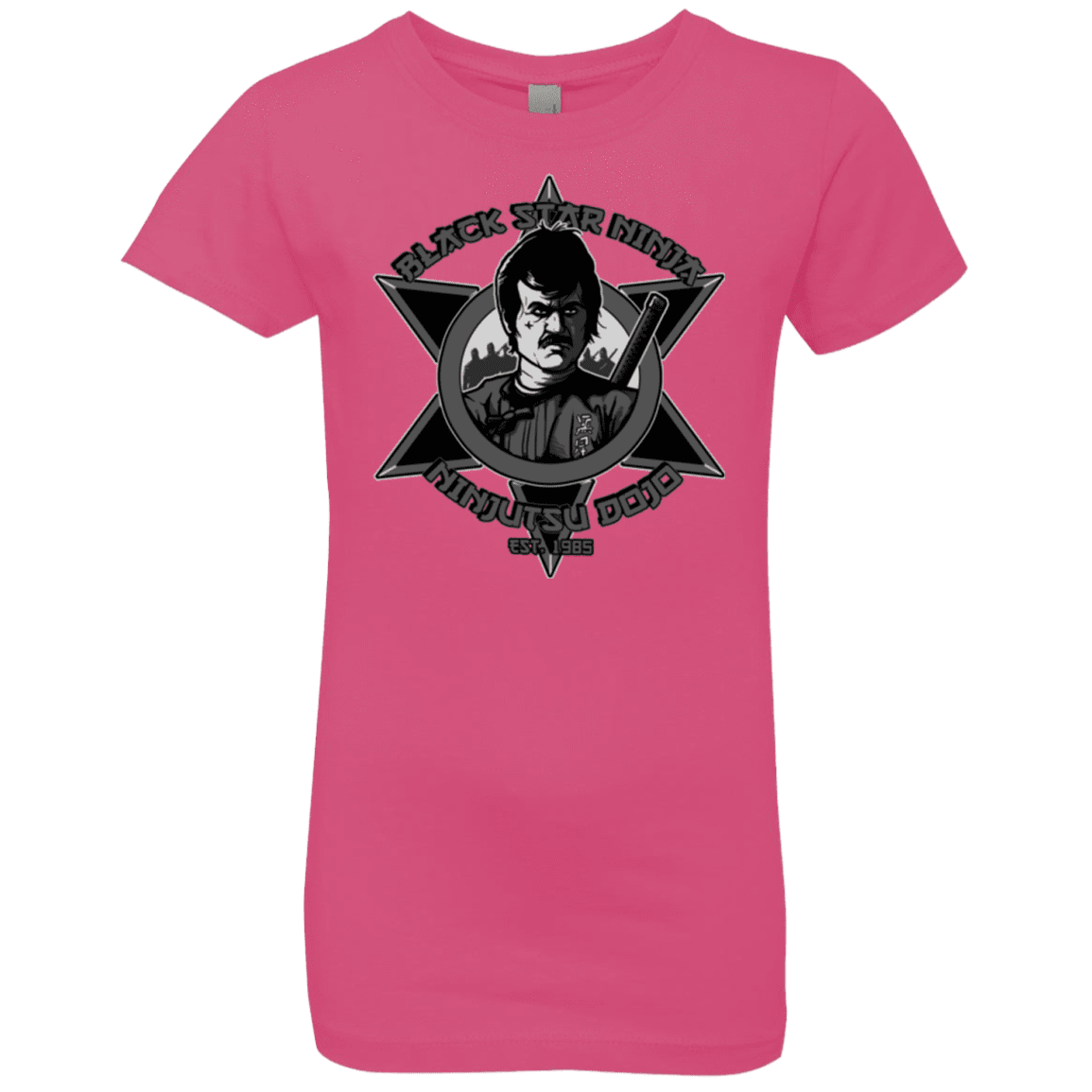 T-Shirts Hot Pink / YXS Black Star Dojo Girls Premium T-Shirt