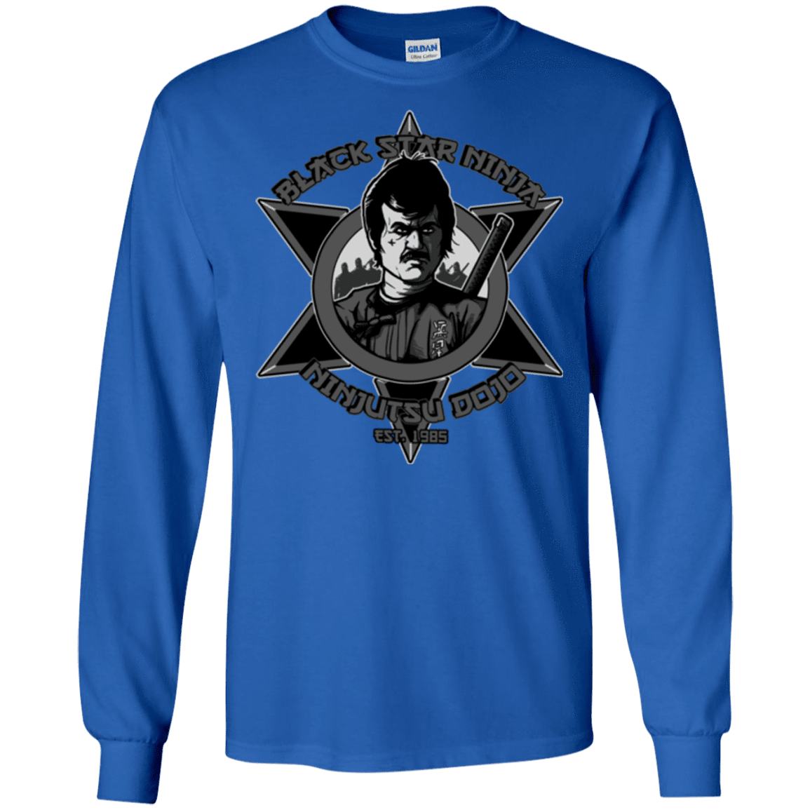 T-Shirts Royal / S Black Star Dojo Men's Long Sleeve T-Shirt