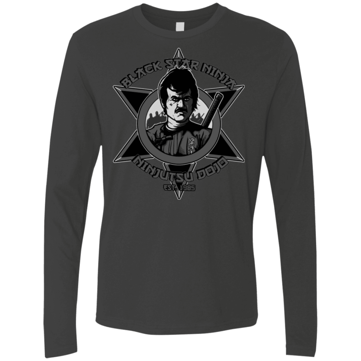 T-Shirts Heavy Metal / S Black Star Dojo Men's Premium Long Sleeve