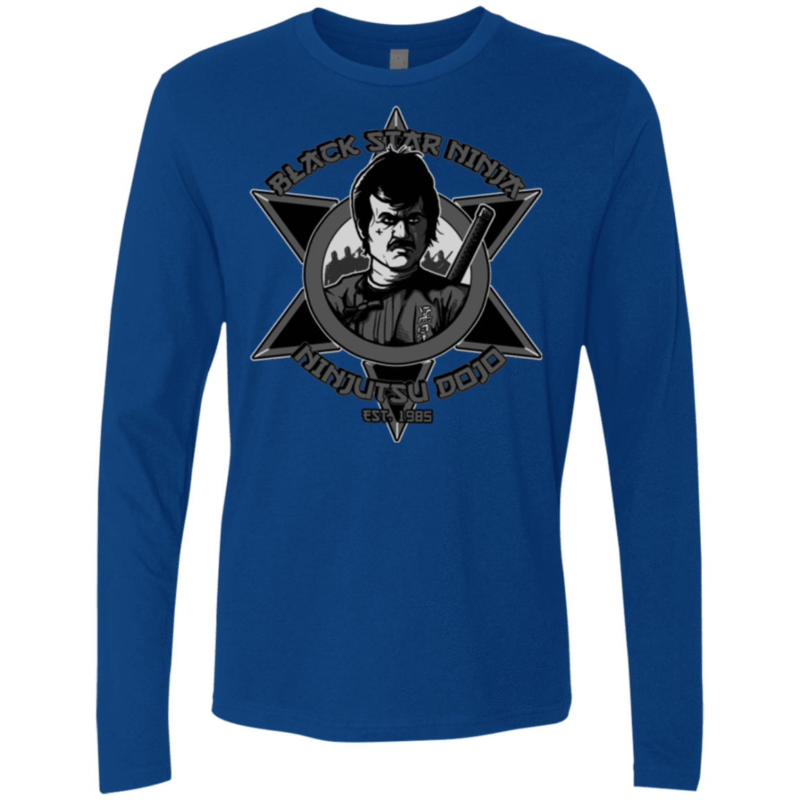 T-Shirts Royal / S Black Star Dojo Men's Premium Long Sleeve