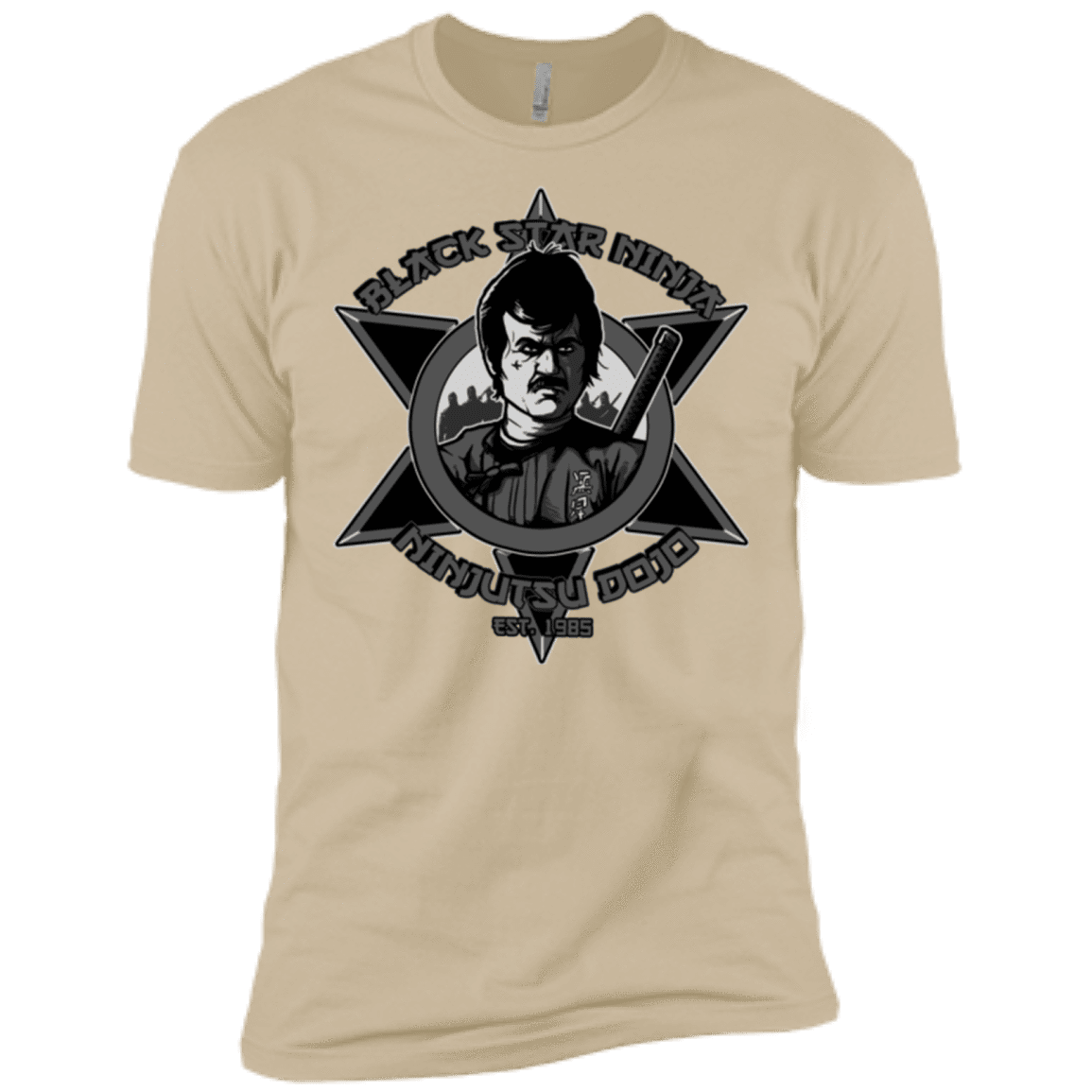 T-Shirts Sand / X-Small Black Star Dojo Men's Premium T-Shirt