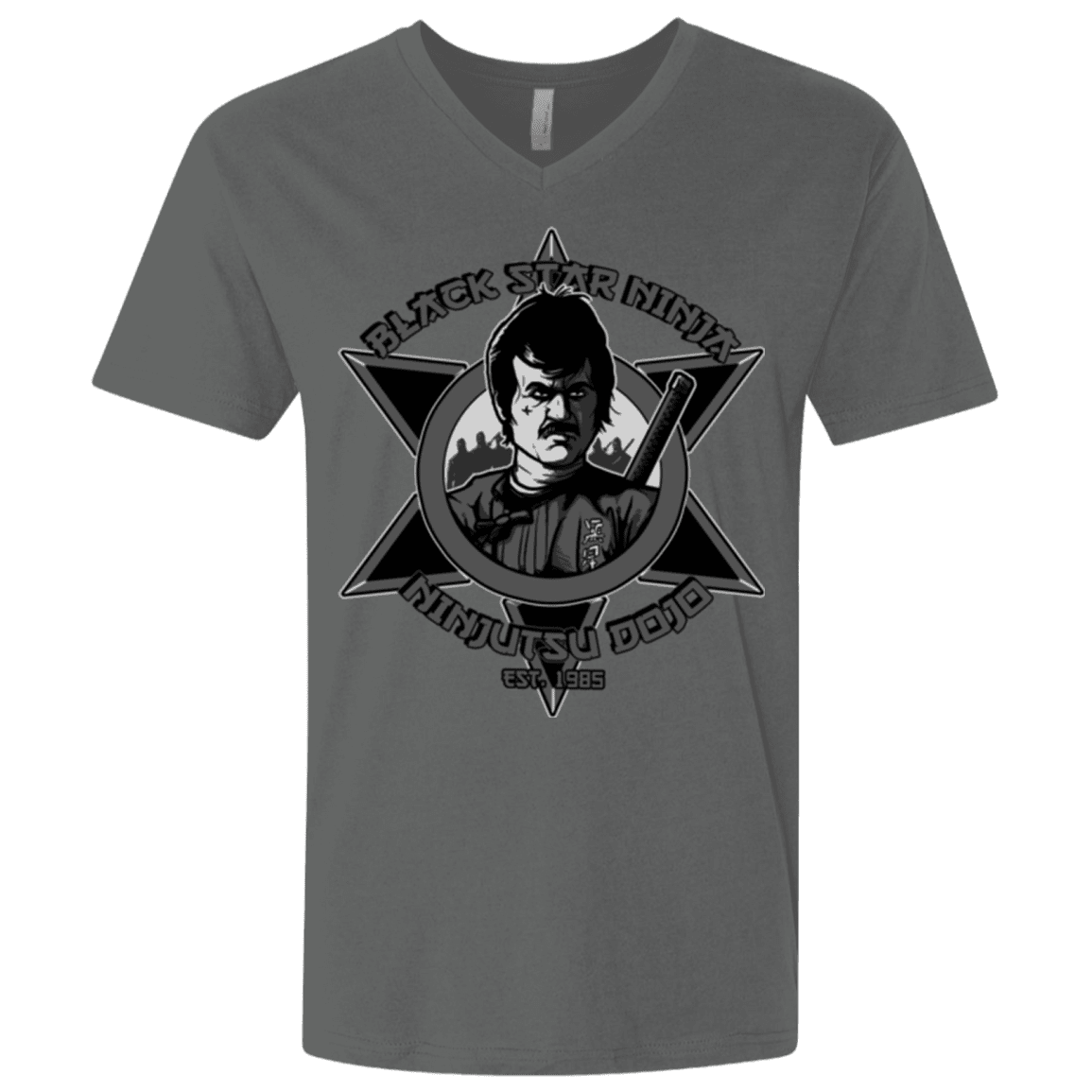 T-Shirts Heavy Metal / X-Small Black Star Dojo Men's Premium V-Neck