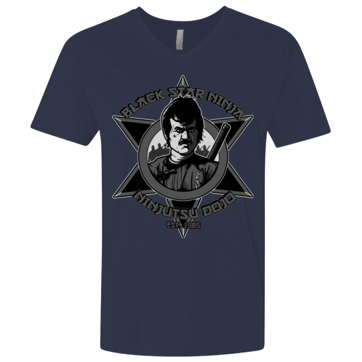 T-Shirts Midnight Navy / X-Small Black Star Dojo Men's Premium V-Neck
