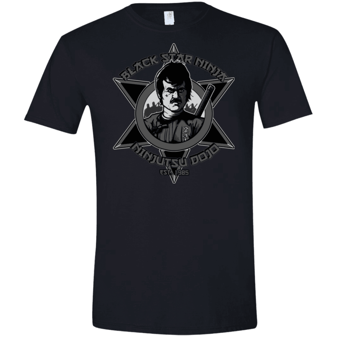 T-Shirts Black / X-Small Black Star Dojo Men's Semi-Fitted Softstyle