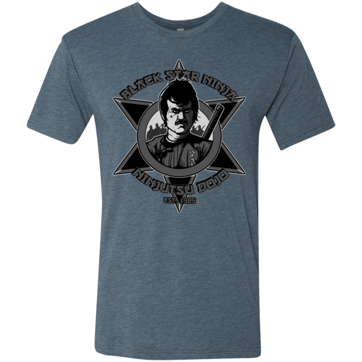 T-Shirts Indigo / S Black Star Dojo Men's Triblend T-Shirt