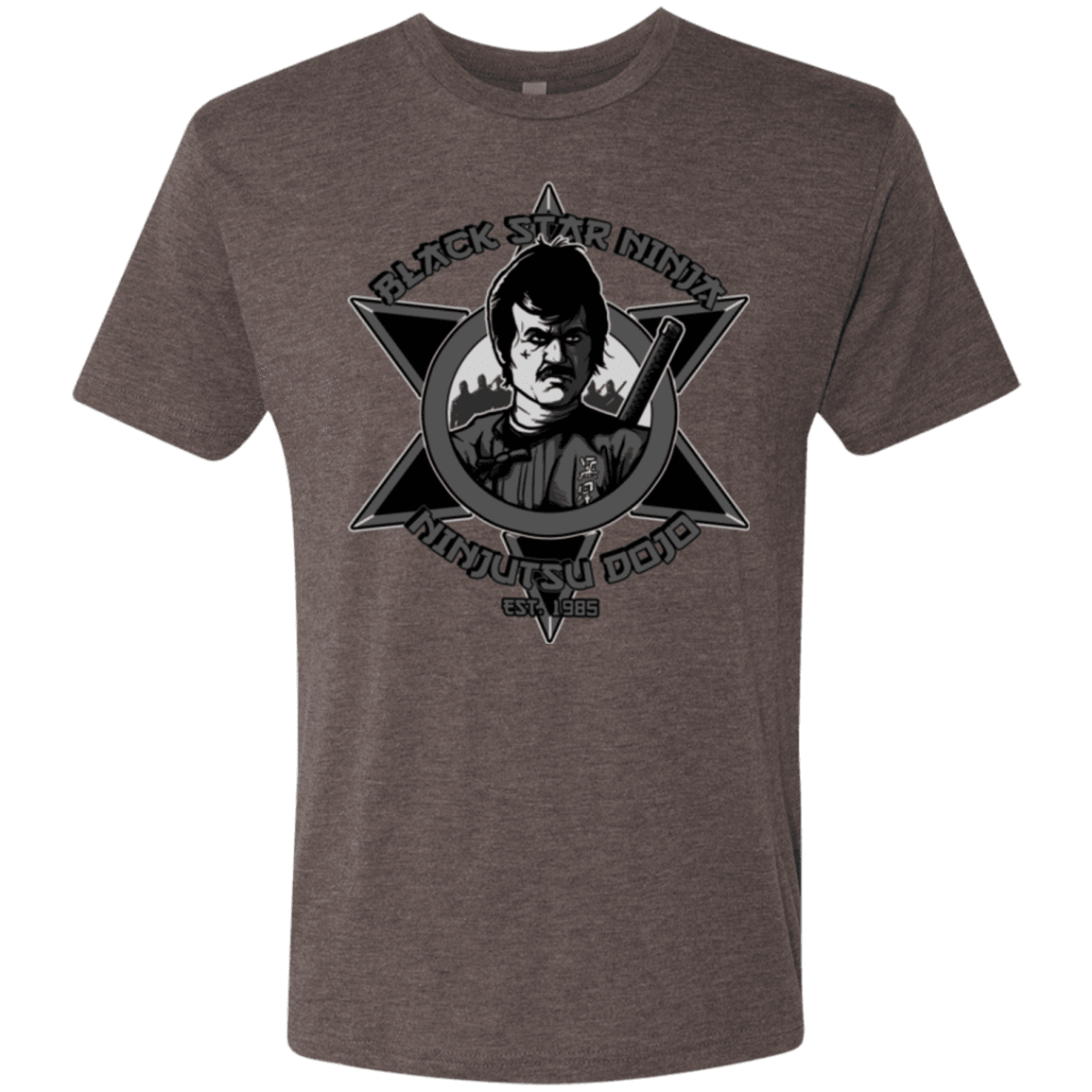 T-Shirts Macchiato / S Black Star Dojo Men's Triblend T-Shirt