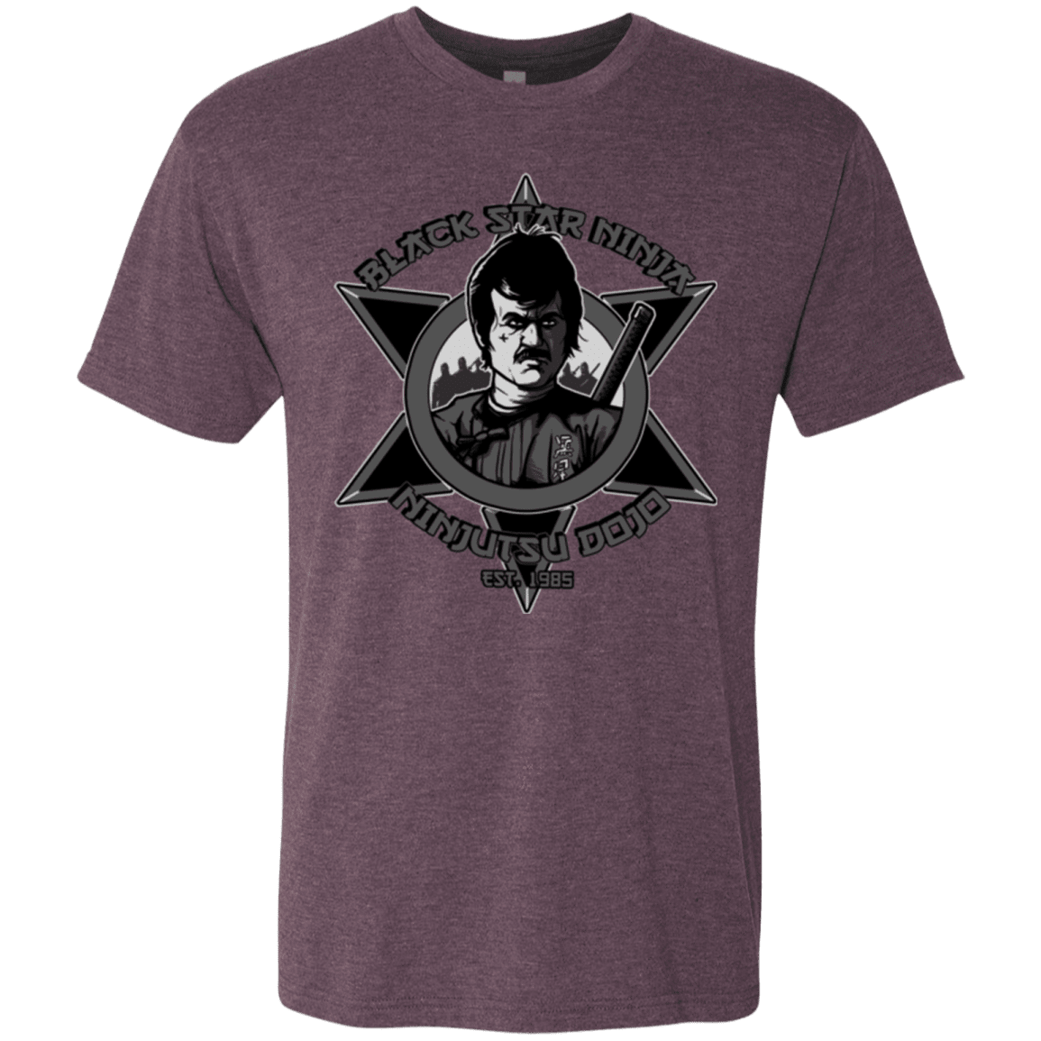 T-Shirts Vintage Purple / S Black Star Dojo Men's Triblend T-Shirt