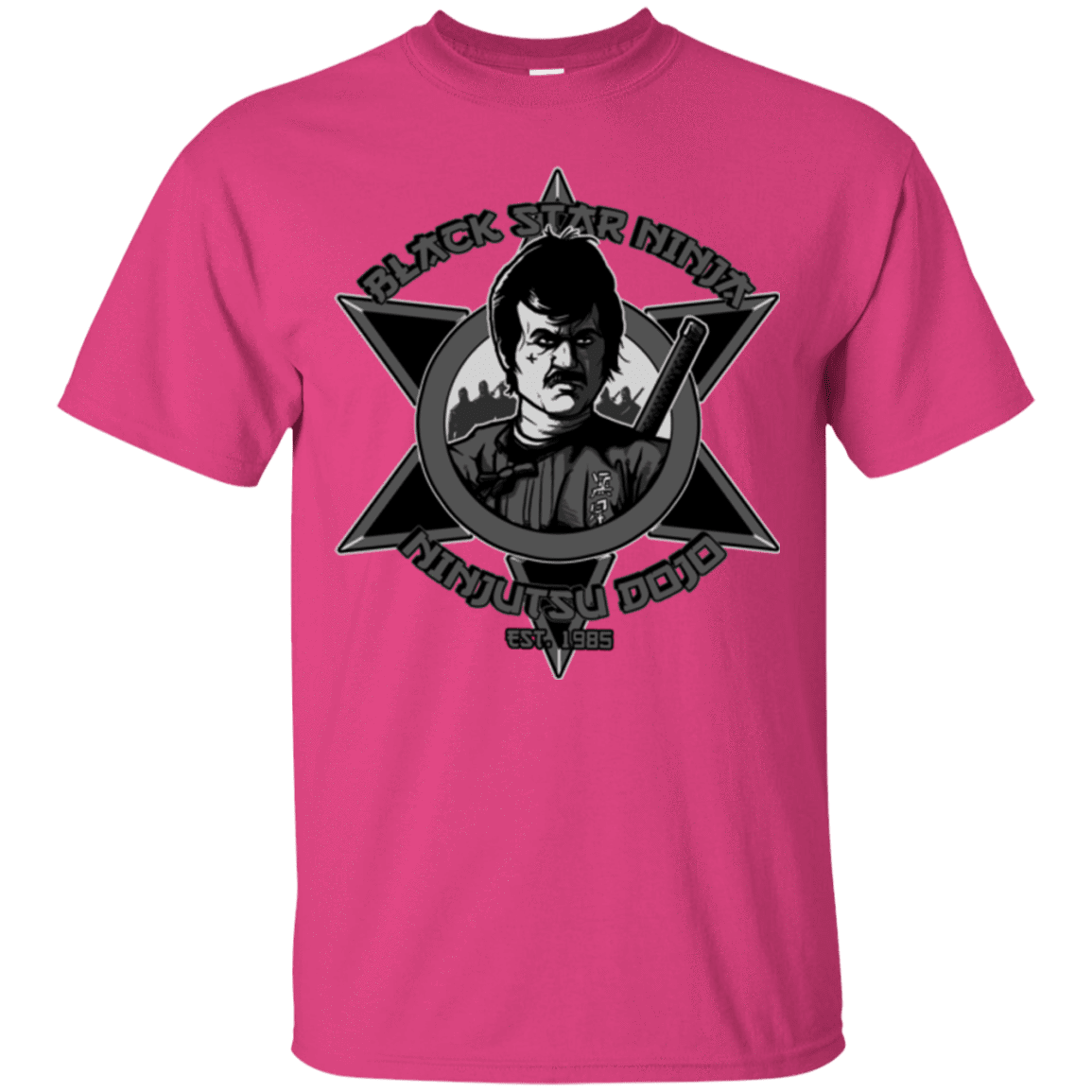 T-Shirts Heliconia / S Black Star Dojo T-Shirt