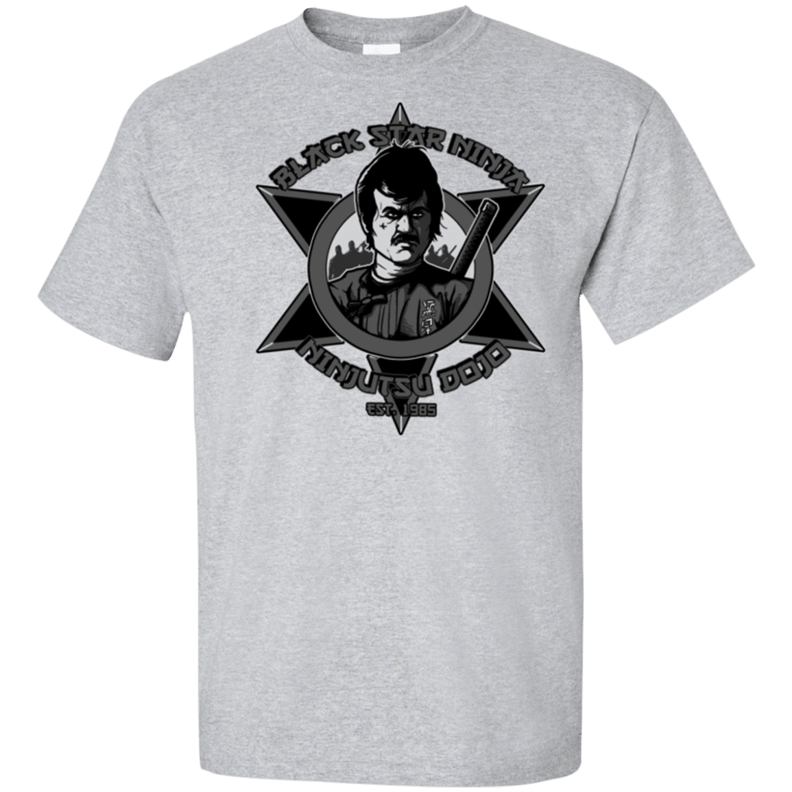 T-Shirts Sport Grey / XLT Black Star Dojo Tall T-Shirt