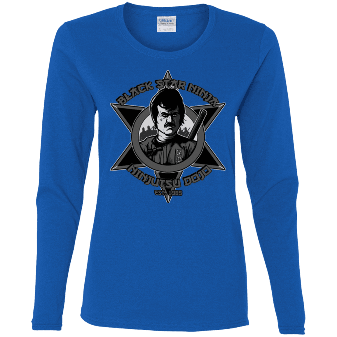 T-Shirts Royal / S Black Star Dojo Women's Long Sleeve T-Shirt
