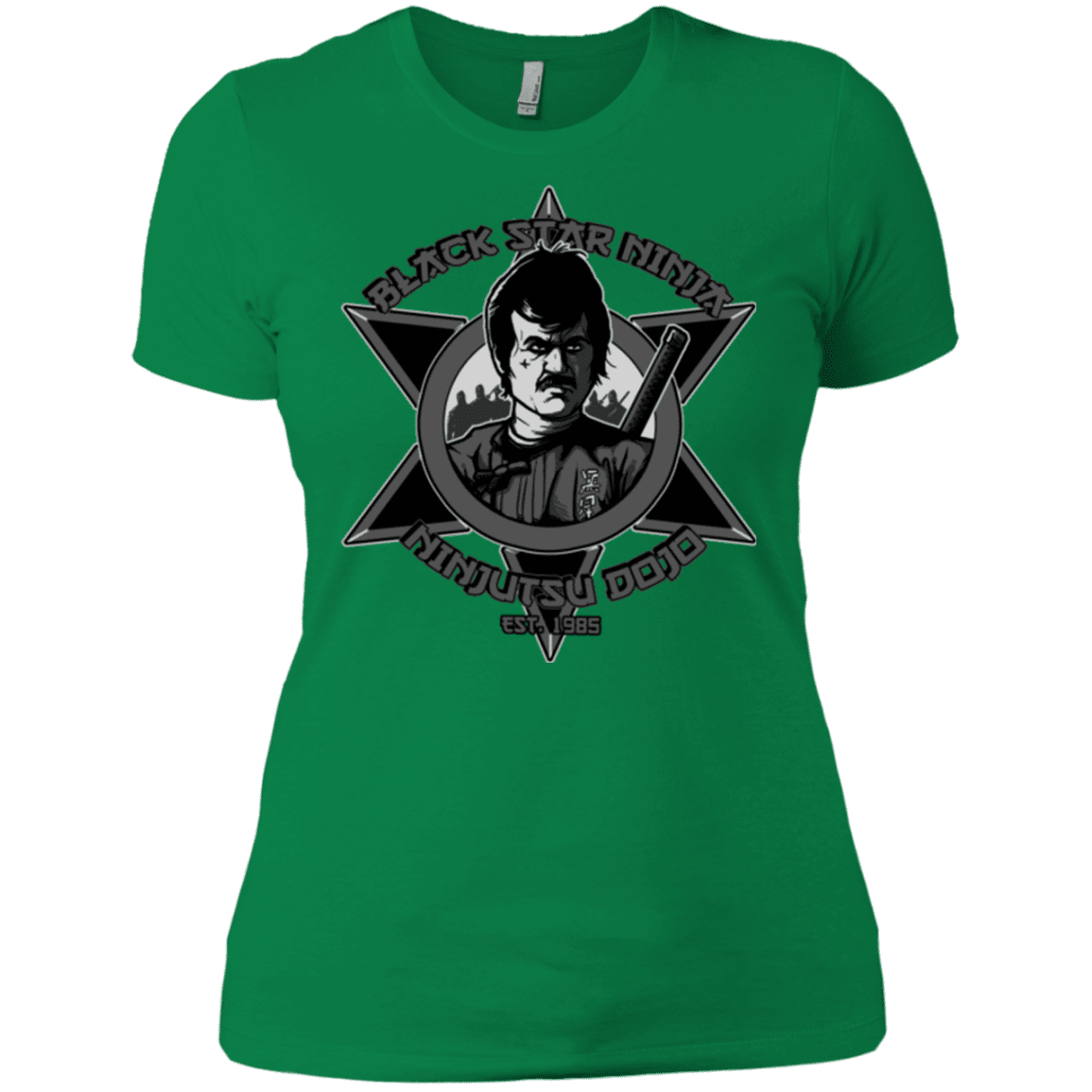 T-Shirts Kelly Green / X-Small Black Star Dojo Women's Premium T-Shirt