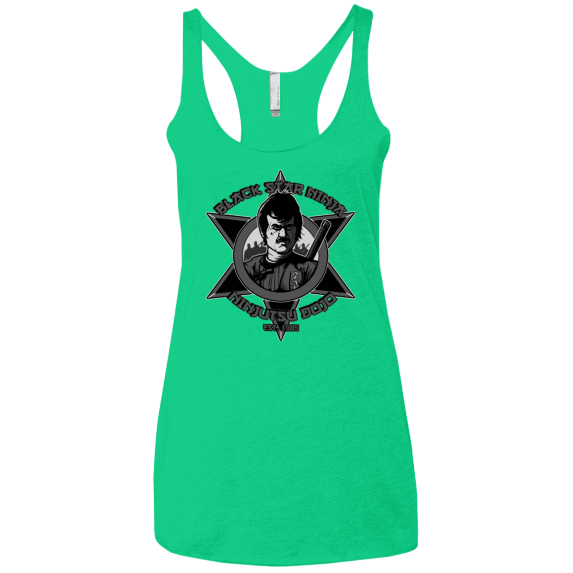T-Shirts Envy / X-Small Black Star Dojo Women's Triblend Racerback Tank