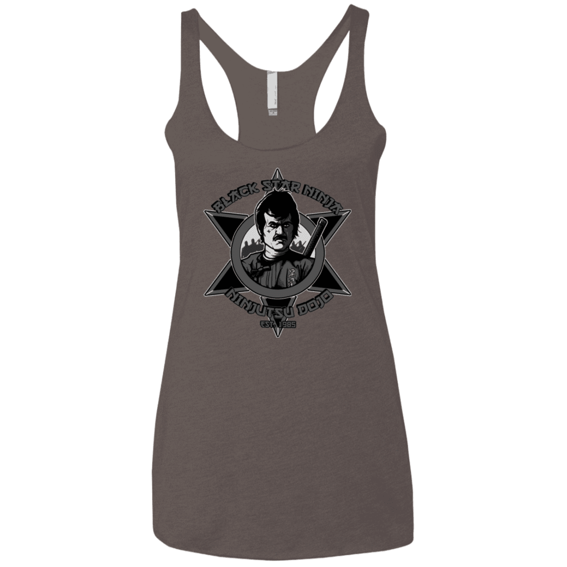 T-Shirts Macchiato / X-Small Black Star Dojo Women's Triblend Racerback Tank