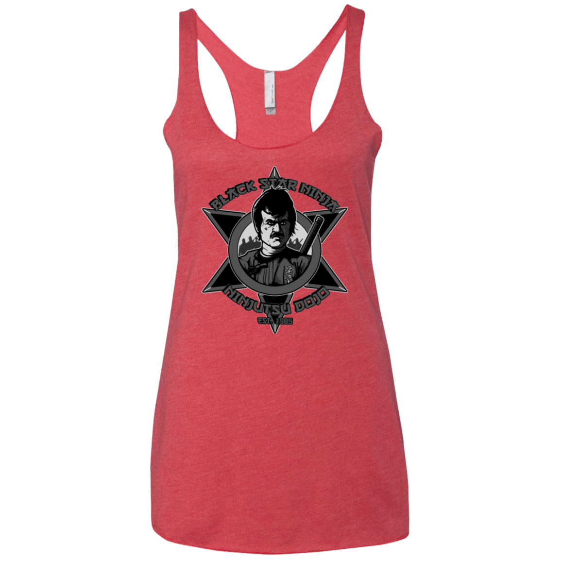 T-Shirts Vintage Red / X-Small Black Star Dojo Women's Triblend Racerback Tank
