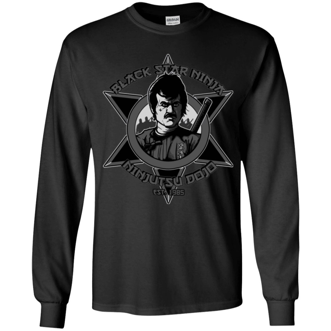 T-Shirts Black / YS Black Star Dojo Youth Long Sleeve T-Shirt