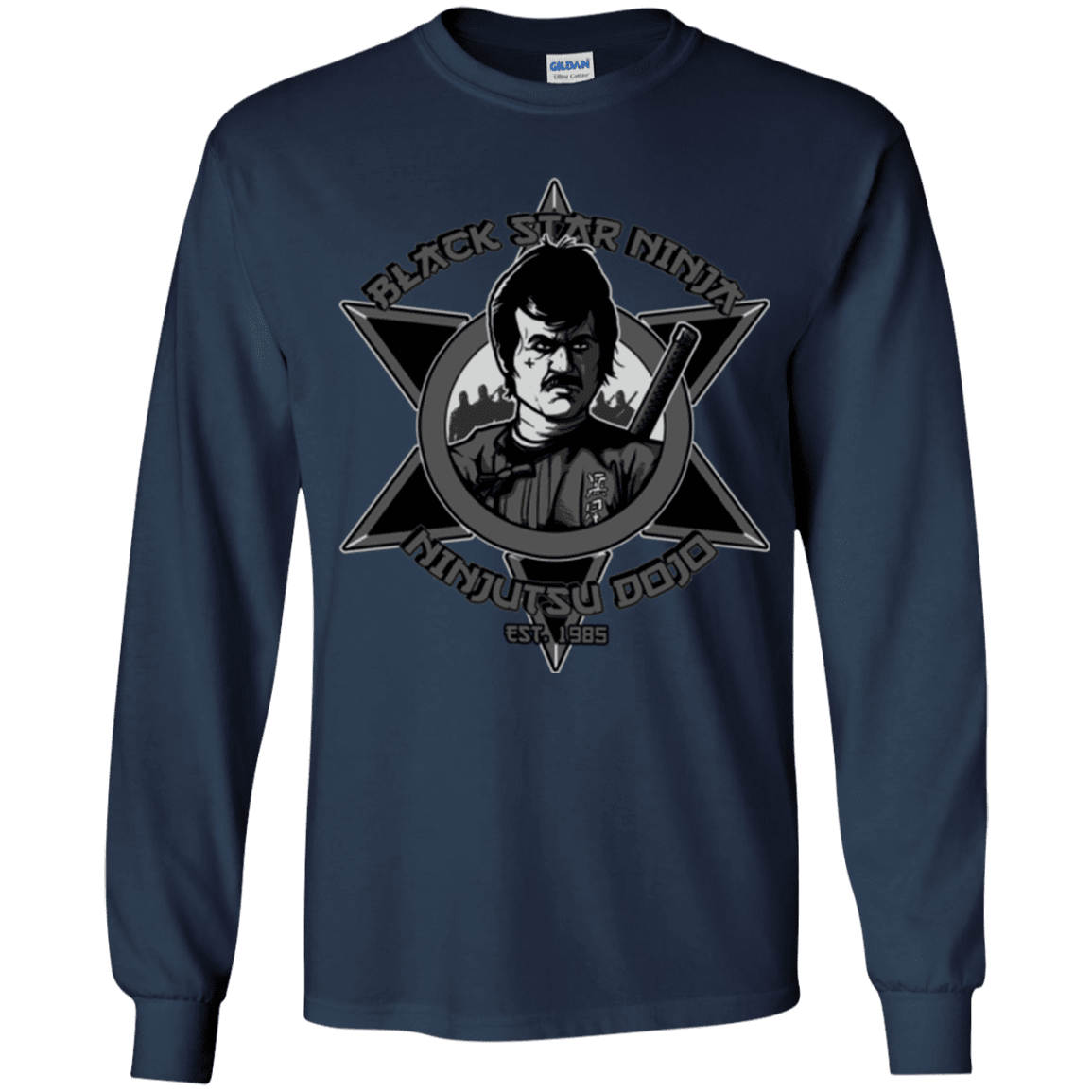T-Shirts Navy / YS Black Star Dojo Youth Long Sleeve T-Shirt