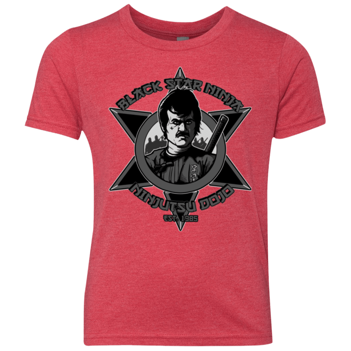T-Shirts Vintage Red / YXS Black Star Dojo Youth Triblend T-Shirt