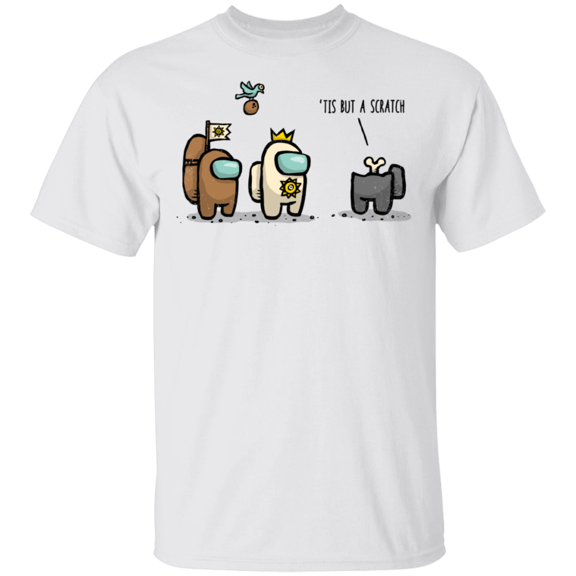 T-Shirts White / S Black Sus T-Shirt