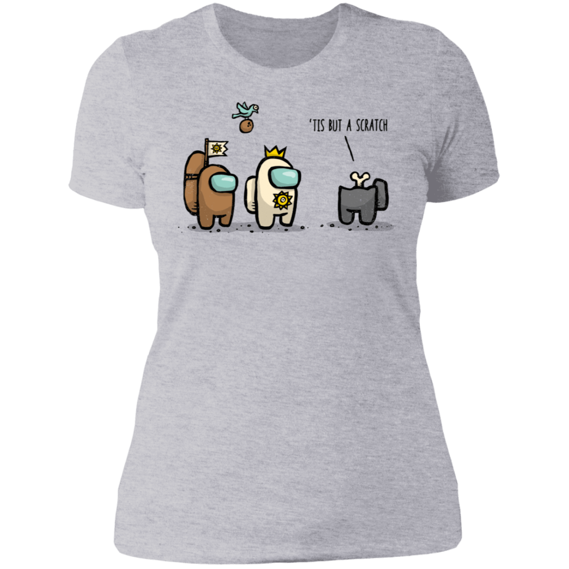 T-Shirts Heather Grey / S Black Sus Women's Premium T-Shirt