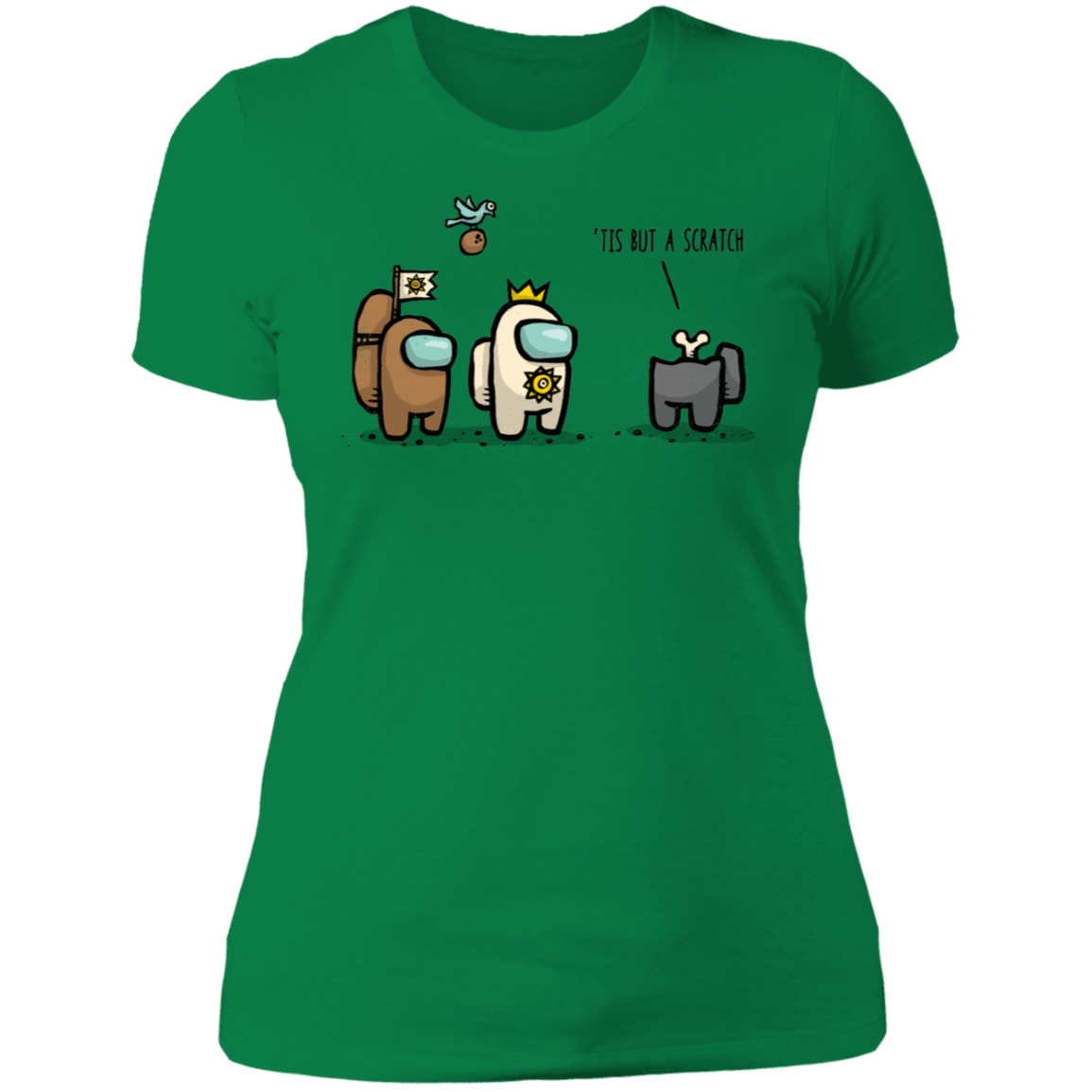 T-Shirts Kelly Green / S Black Sus Women's Premium T-Shirt