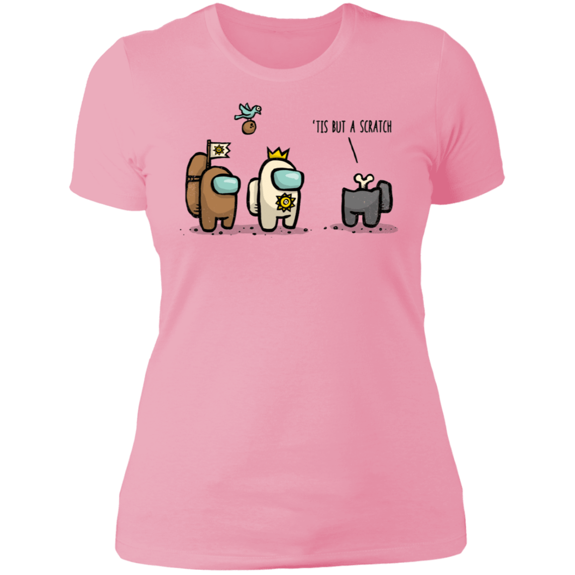 T-Shirts Light Pink / S Black Sus Women's Premium T-Shirt