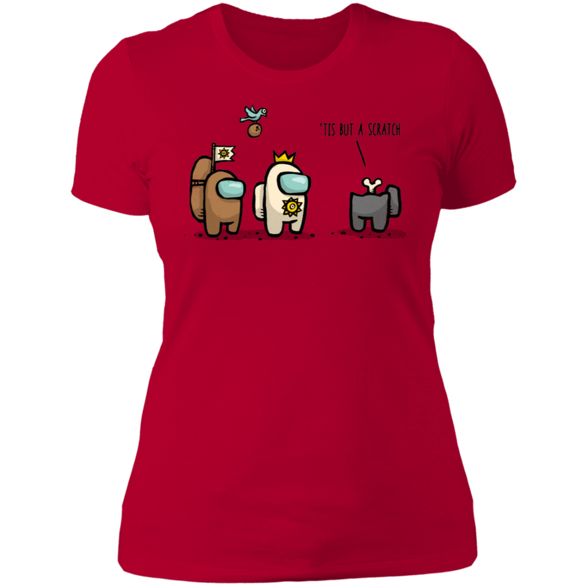 T-Shirts Red / S Black Sus Women's Premium T-Shirt