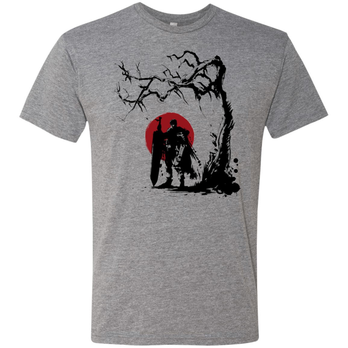 T-Shirts Premium Heather / Small Black Swordsman under the sun Men's Triblend T-Shirt
