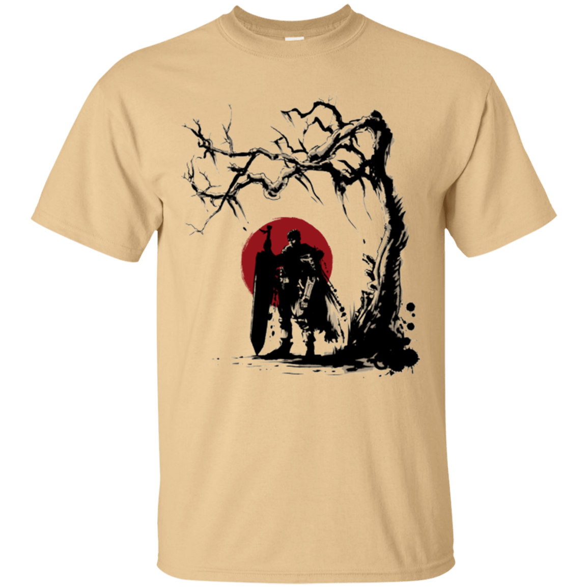 T-Shirts Vegas Gold / Small Black Swordsman under the sun T-Shirt